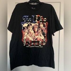 New The Who The Song Is Over North American Photo Dateback Official Tshirt - XL